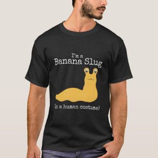 Banana Slug IK Ben In Een Hu Halloween T-shirt