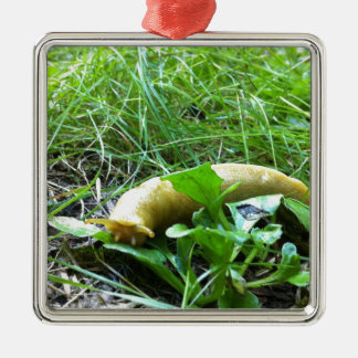 Banana Slug Metalen Ornament