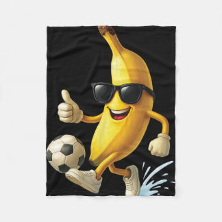 Banana Soccer  Fleece Deken