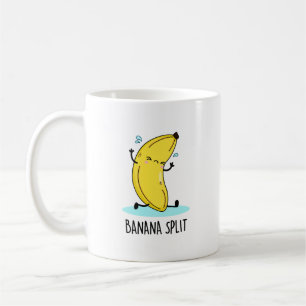 Banana Split Funny Dancing Banana Pun Koffiemok