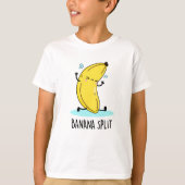 Banana Split Funny Dancing Banana Pun T-shirt (Voorkant)