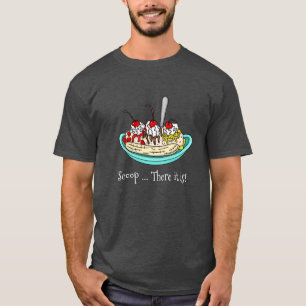 Banana Split Ice Cream Pun T-shirt