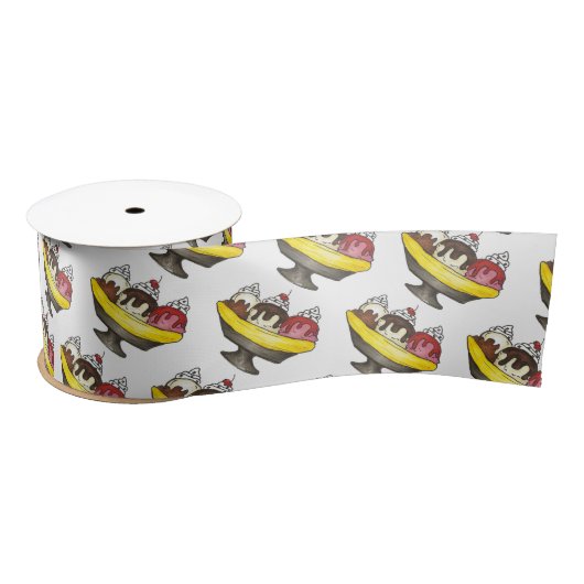 Banana Split Ice Cream Sundae Three Scoops Foodie Lint (Spoel)