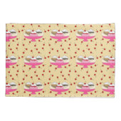 Banana Split Print Kussensloop (Achterkant-Links)