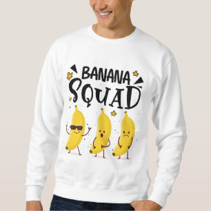 Banana Squad Summer Funny Banana Fruit Lovers Trui