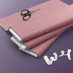 Banana Stripe Vector Pattern Magenta Stof