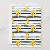 Banana Stripes Camp Stationery Bedankkaart (Achterkant)