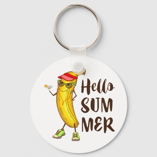 Banana Summer Sleutelhanger (Voorkant)