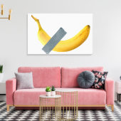 Banana Tape Parody Canvas Afdruk (Insitu (Woonkamer))