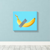 Banana Tape Parody Canvas Afdruk (Insitu (Houten vloer))