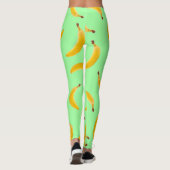 Banana Texture leggings vert clair (Dos)