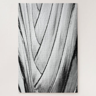 Banana Tree Bark Puzzel - Monochrome Jigsaw