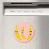 Banana Trio Whimsical Magnet (In Situ (Lave-vaisselle))
