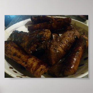 Banana Turon - Filipino Food Dessert Poster