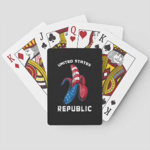 Banana US Flag Patriot America slechtste Verenigde Pokerkaarten