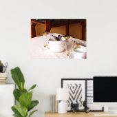 Bananakuitvogels Coreba Falveola Poster (Thuiskantoor)