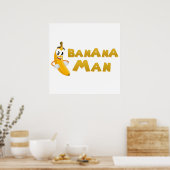 bananaman poster (Keuken)