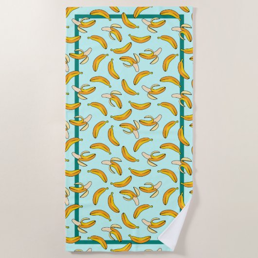 Bananas Beach Towel Strandlaken (Voorkant)