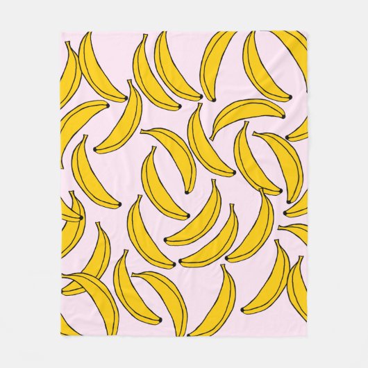 Bananas Blanket Fleece Deken (Voorkant)