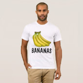 BANANAS (Crazy) Funny T-Shirts (Voorkant volledig)