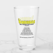 Bananas Discotheek en Restaurant, Chicago, Verenig Glas (Achterkant)