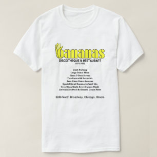 Bananas Discotheek en Restaurant, Chicago, Verenig T-shirt