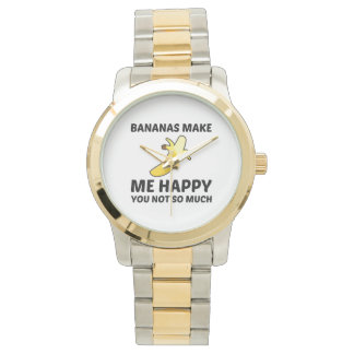 BANANAS MAAK ME HAPPY HORLOGE
