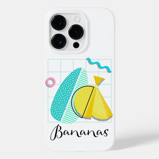 Bananas Memphis Case-Mate iPhone Case (Achterkant)