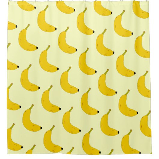 BANANAS PATTERN IN POP ART STYLE DOUCHEGORDIJN (Voorkant)