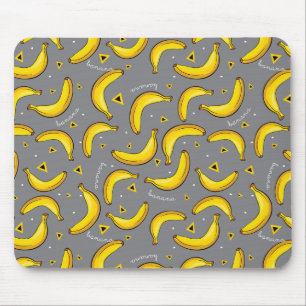 Bananas Pop Art Print Mousepad Muismat