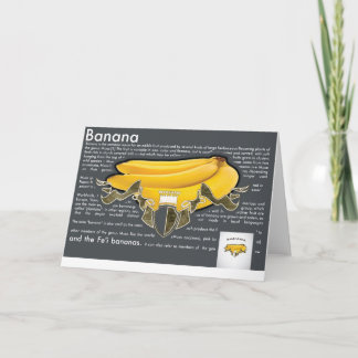 Bananas PostCard Kaart