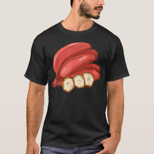 Bananas red Fruit Food Vegan Vegetarian T-shirt