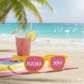 BANANAS retro Shades / Fun Party Sunbril Retro Zonnebril