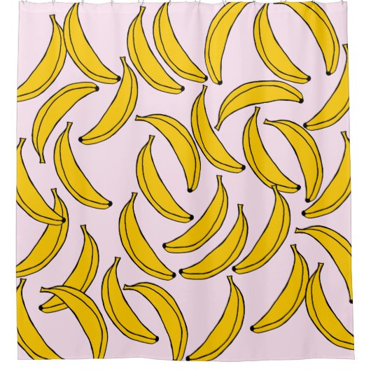 Bananas Shower Curtain Douchegordijn (Voorkant)