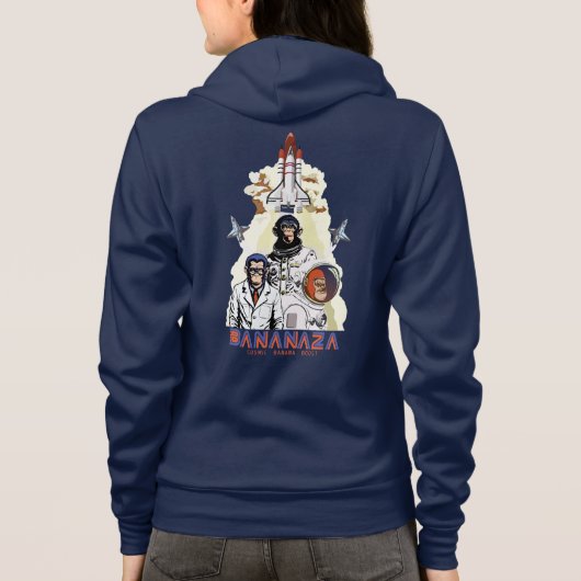 BANANAZA : Space Monkey Team Hoodie (Achterkant)