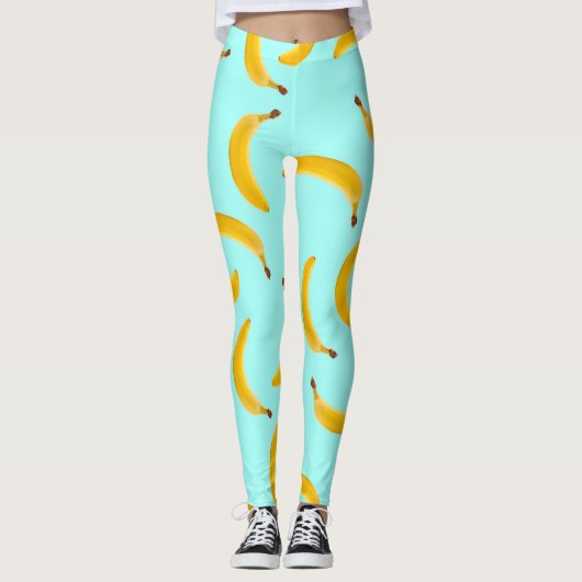 Banane avec leggings arrière - plans bleu clair (Devant)