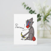 Banane ! Carte postale (Debout devant)