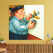 Banane Collée - Grande Impression sur Toile Encadr (Insitu(Salon))