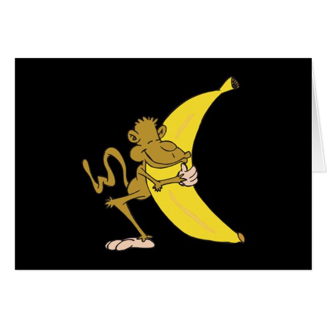 banane de singe embrassant (Devant horizontal)