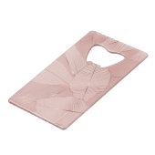 Banane, feuilles de palmiers : cuivre brillant. (Dos Angle)