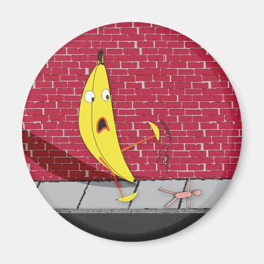 Banane glissant sur un aimant personnel (Devant)