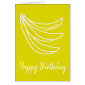 Banane heureuse jaune funky (Devant)