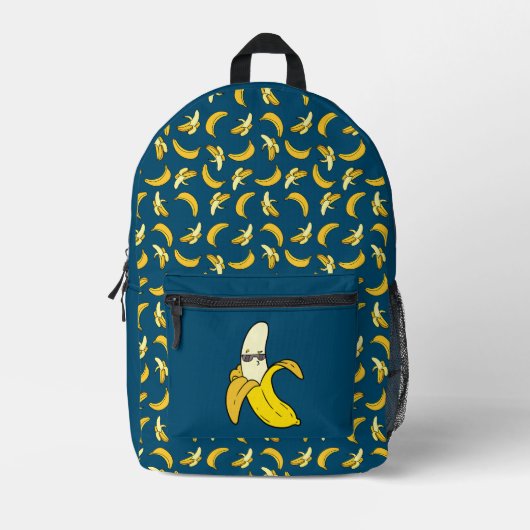 Banane sac à dos Genre neutre Marine bleu (Recto)