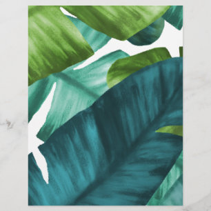 Banane tropicale Feuilles Motif unique