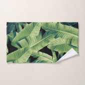 Banane tropicale Jungle de nuit Feuille #1 #tropic (Serviette à main)