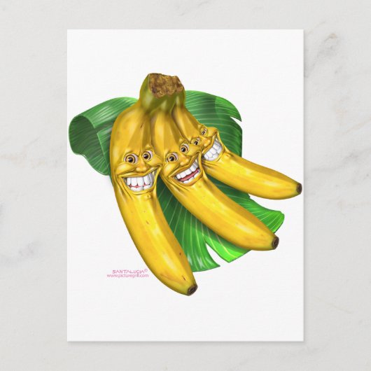 bananen briefkaart (Voorkant)