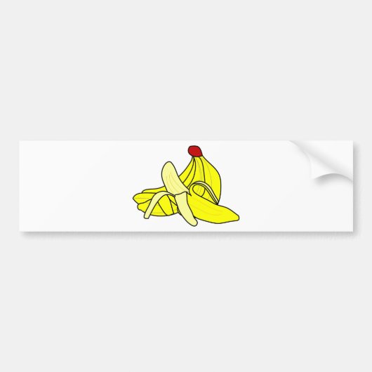 Bananen Bumpersticker (Voorkant)