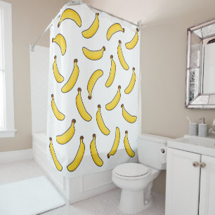 Bananen Douchegordijn