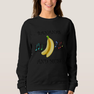 Bananen En Muzieknoten Muzikant Exotisch Fruit Trui