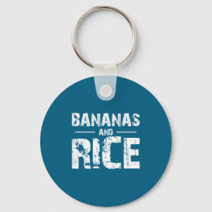 Bananen en rijst sleutelhanger
